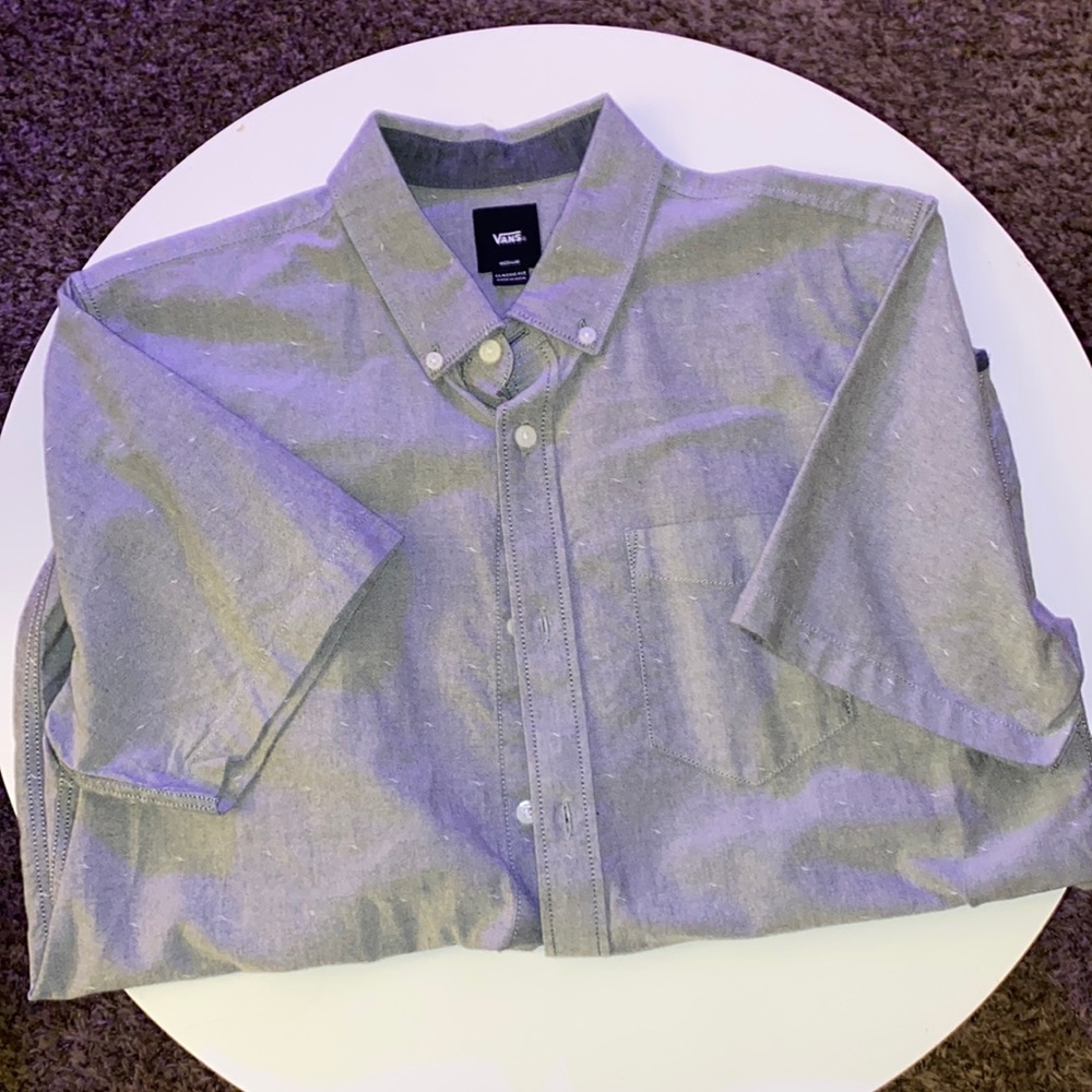 Vans Short Sleeve Button Down